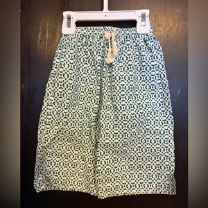 Pink Chicken Blue and White Drawstring pants wide leg 2Y size